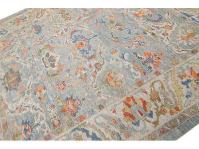 Modern Sultanabad Wool Rug 9 X 10