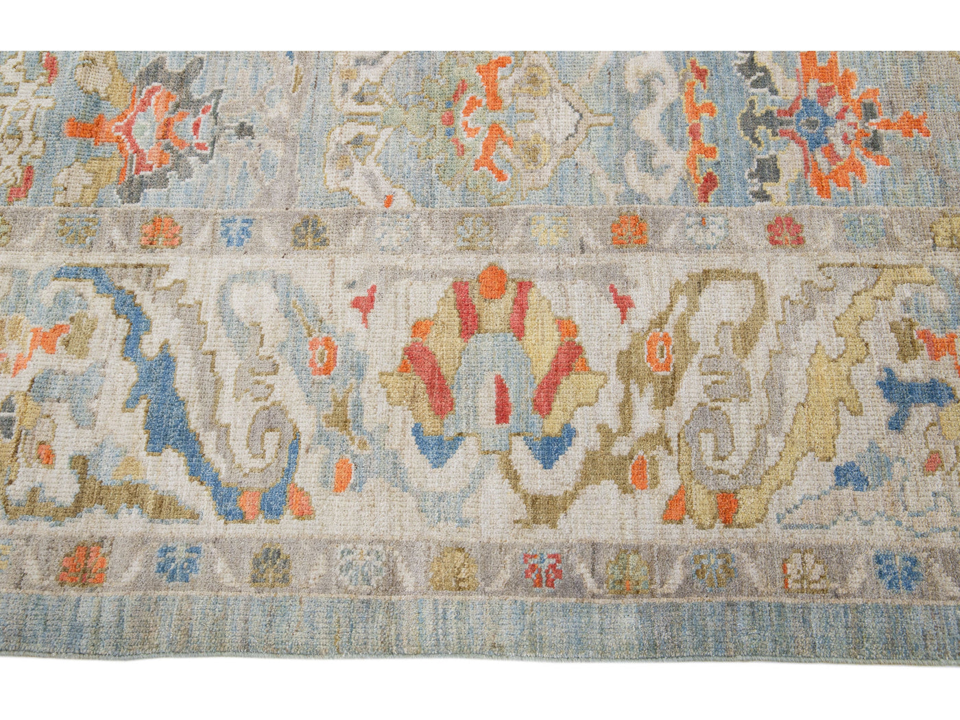 Modern Sultanabad Wool Rug 9 X 10