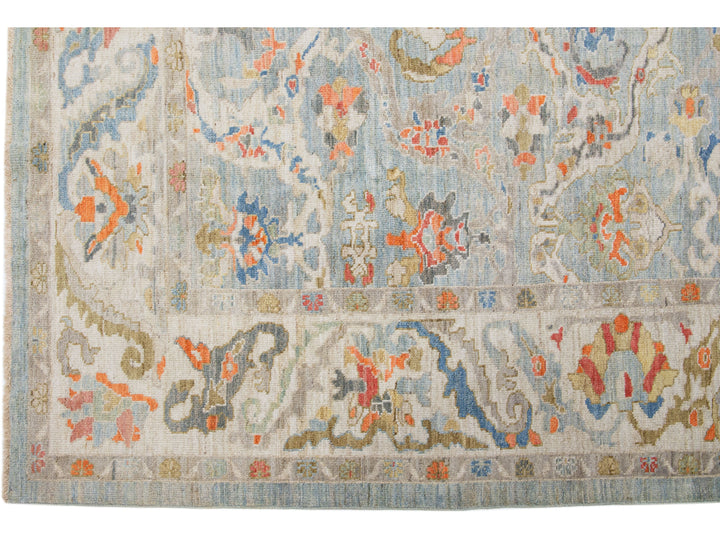 Modern Sultanabad Wool Rug 9 X 10