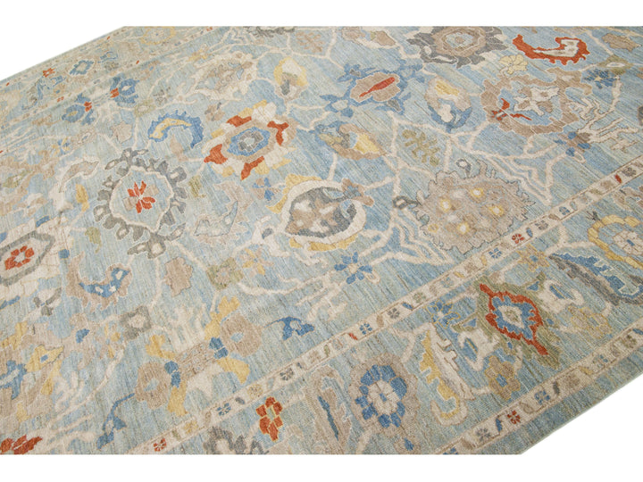 Modern Sultanabad Wool Rug 10 X 14