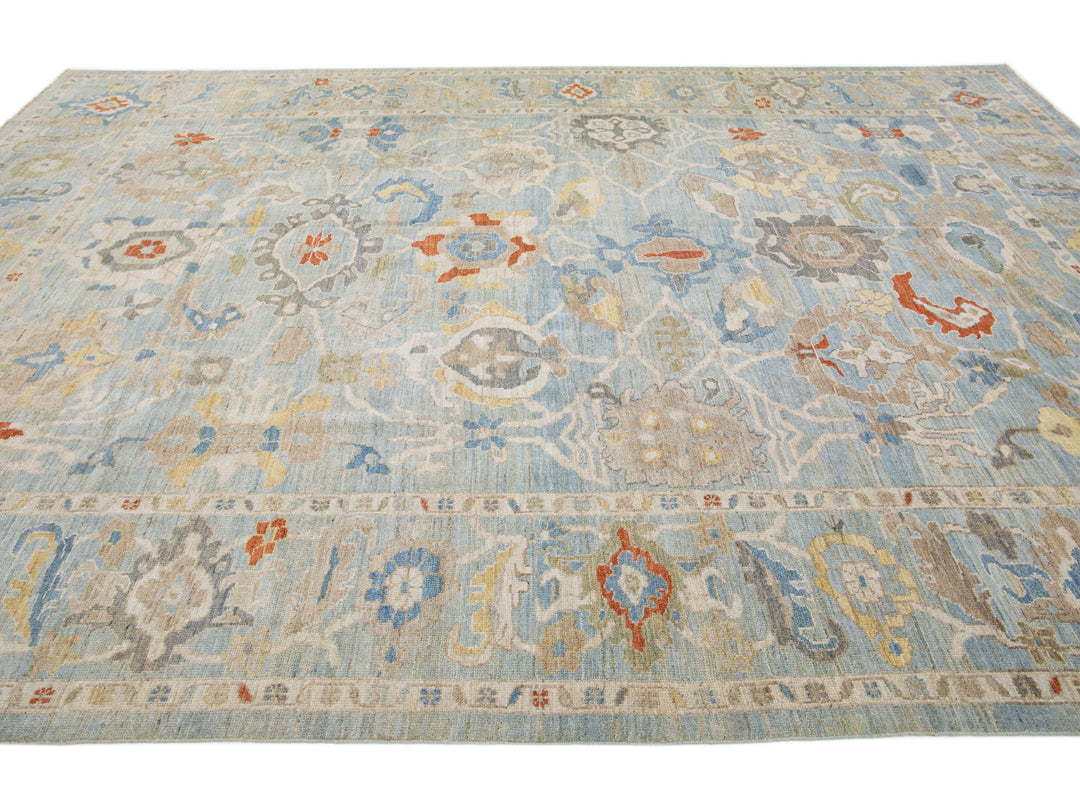 Modern Sultanabad Wool Rug 10 X 14