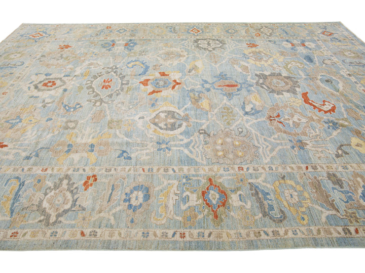 Modern Sultanabad Wool Rug 10 X 14