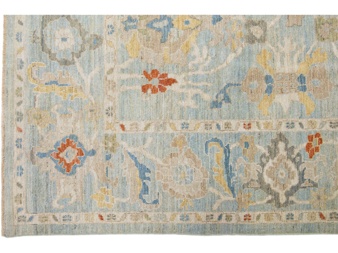 Modern Sultanabad Wool Rug 10 X 14