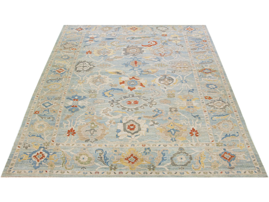 Modern Sultanabad Wool Rug 10 X 14