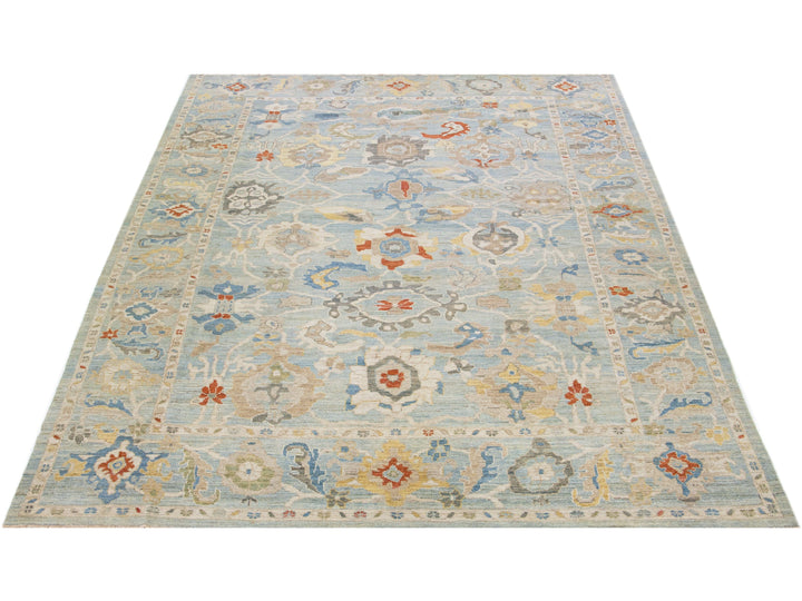 Modern Sultanabad Wool Rug 10 X 14