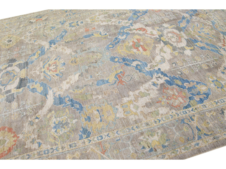 Modern Sultanabad Rug 9 X 13