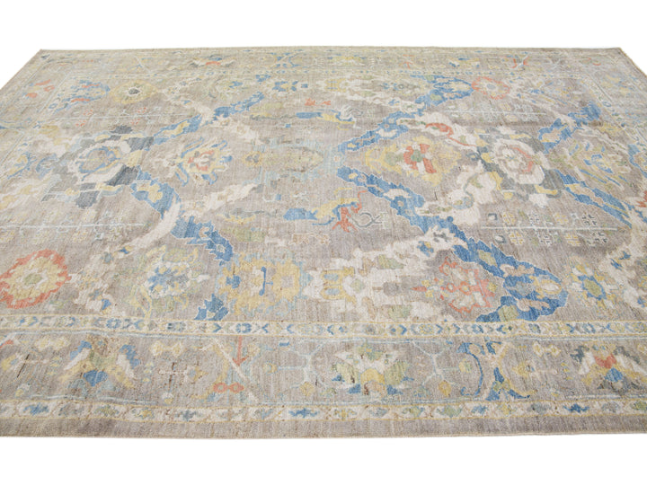 Modern Sultanabad Rug 9 X 13