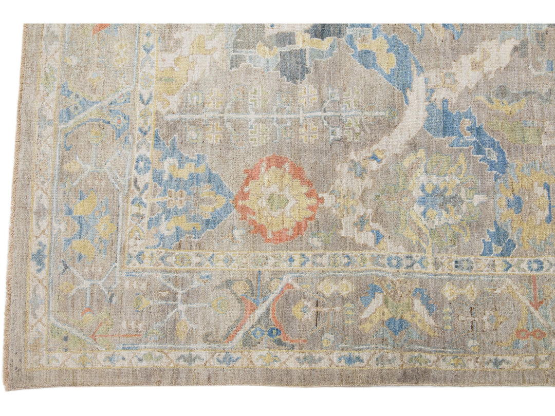 Modern Sultanabad Rug 9 X 13
