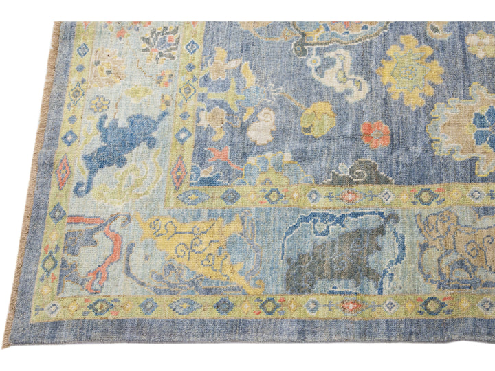 Modern Sultanabad Wool Rug 6 X 10