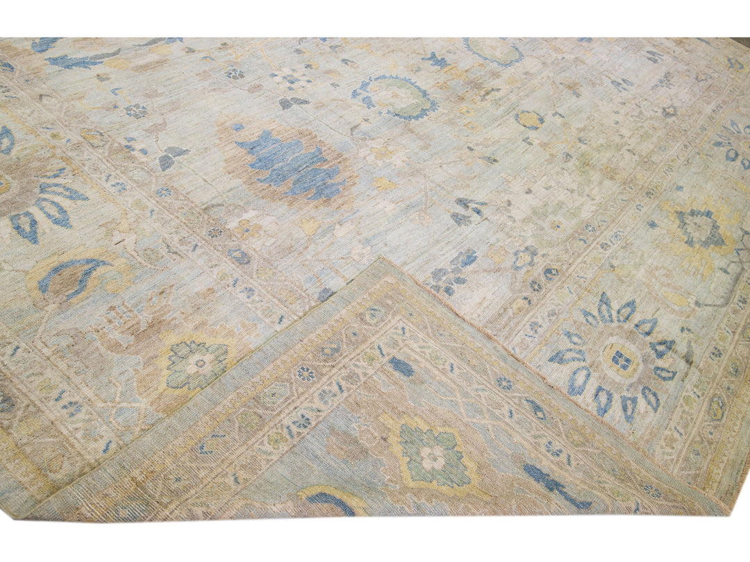 Modern Sultanabad Wool Rug 17 X 23