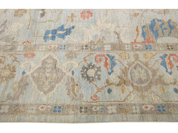 Modern Sultanabad Wool Rug 9 X 12
