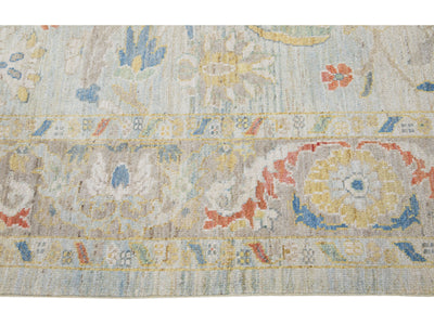 Modern Sultanabad Wool Rug 7 X 10