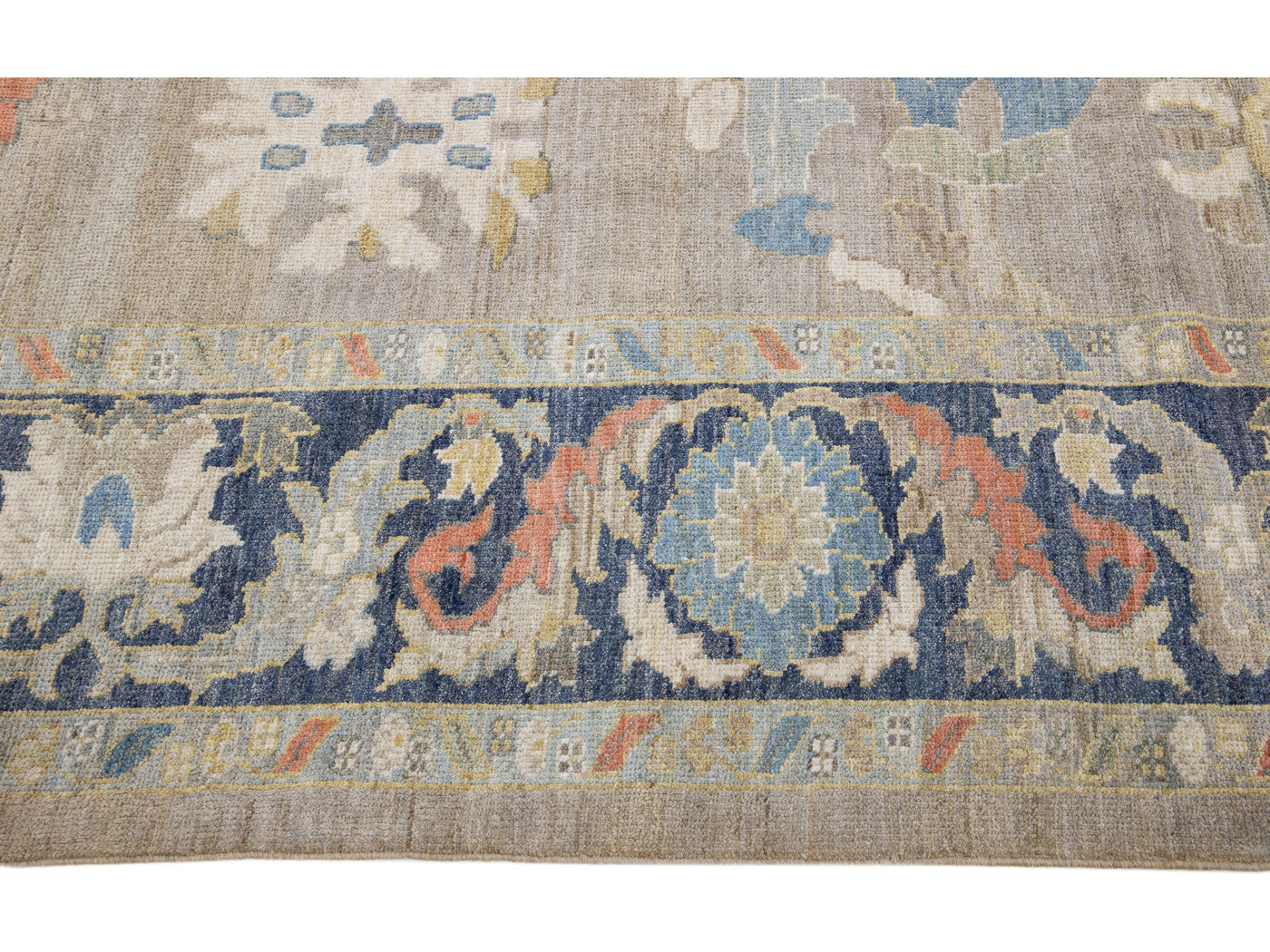 Modern Sultanabad Wool Rug 10 X 11