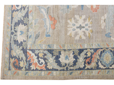 Modern Sultanabad Wool Rug 10 X 11