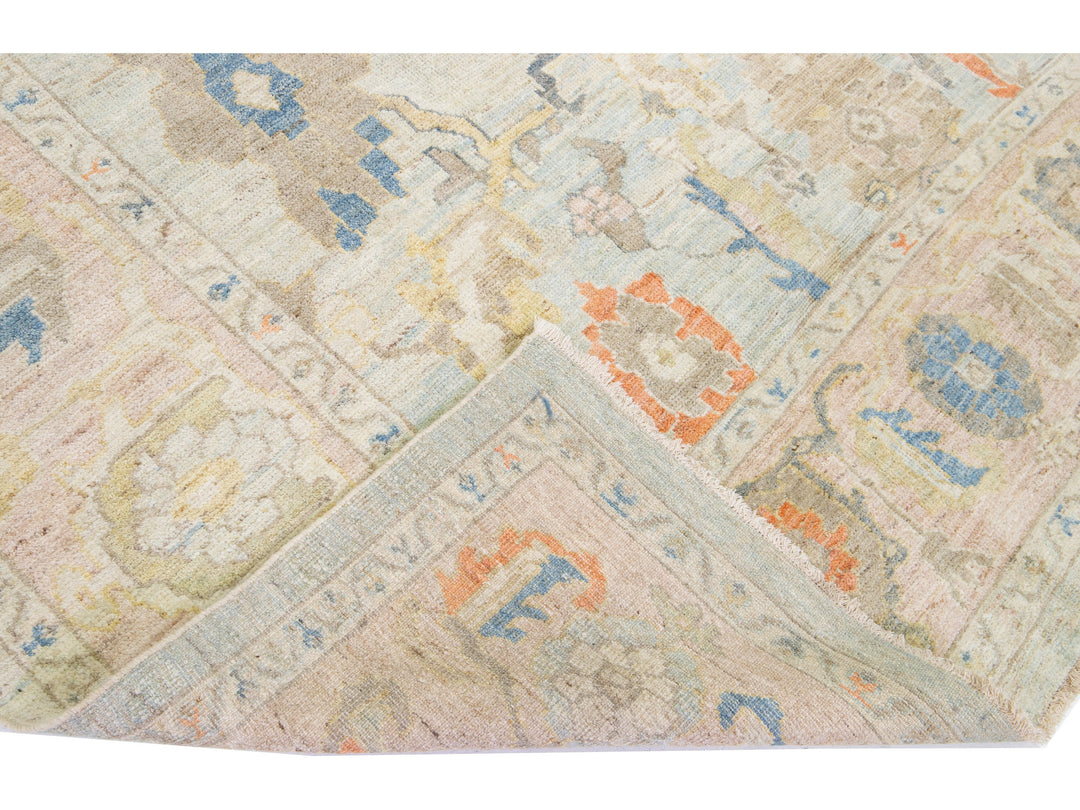 Modern Sultanabad Wool Rug 9 X 12