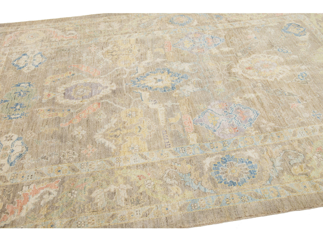 Modern Sultanabad Wool Rug 7 X 10