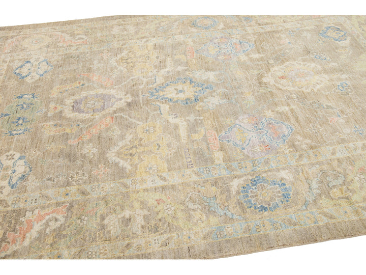 Modern Sultanabad Wool Rug 7 X 10