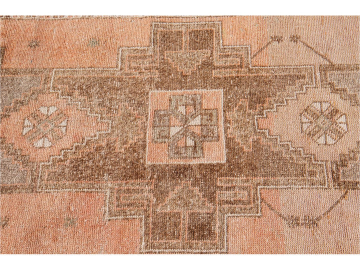 Mid-20th Century Vintage Wool Runner, 3 X 10