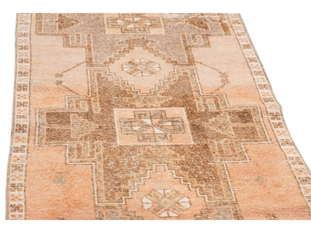 Mid-20th Century Vintage Wool Runner, 3 X 10