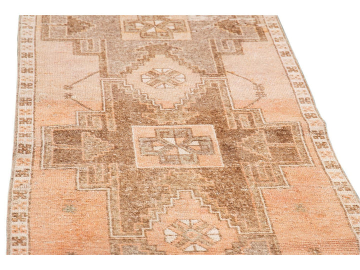 Mid-20th Century Vintage Wool Runner, 3 X 10