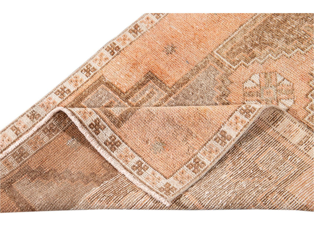 Mid-20th Century Vintage Wool Runner, 3 X 10