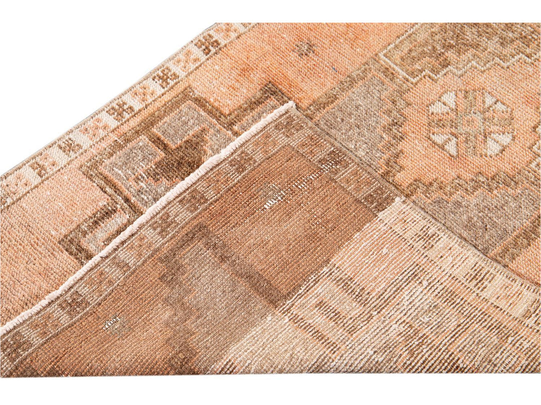 Mid-20th Century Vintage Wool Runner, 3 X 10