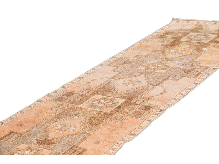 Mid-20th Century Vintage Wool Runner, 3 X 10