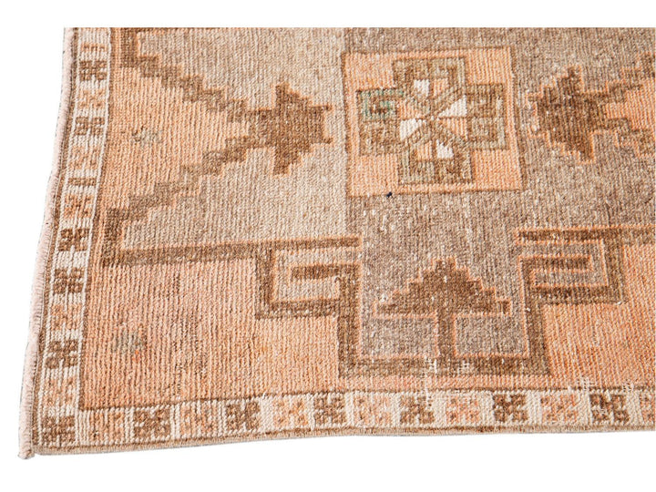 Mid-20th Century Vintage Wool Runner, 3 X 10