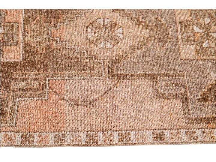 Mid-20th Century Vintage Wool Runner, 3 X 10