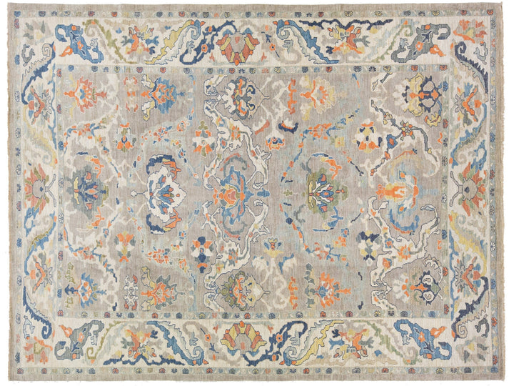 Modern Sultanabad Wool Rug 10 X 13