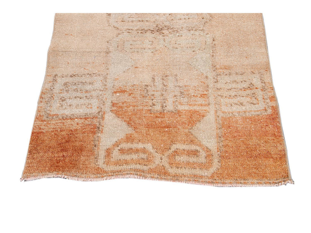 Mid-20th Century Vintage Wool Runner,3 X 10