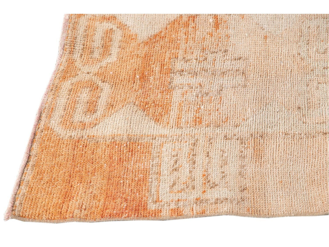 Mid-20th Century Vintage Wool Runner,3 X 10