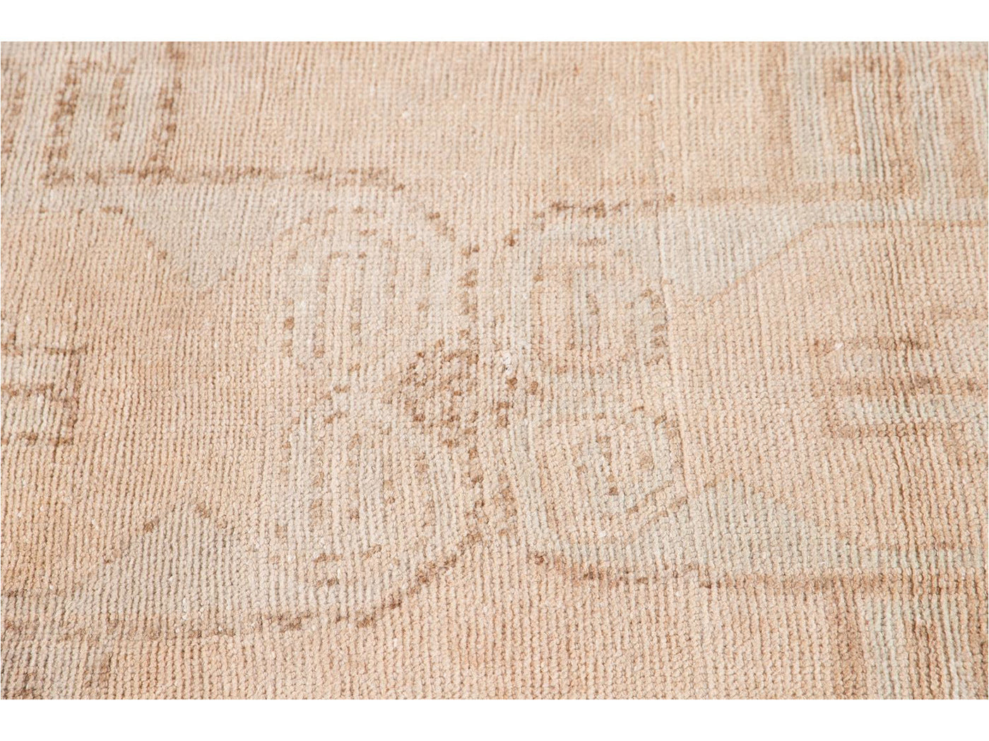 Mid-20th Century Vintage Wool Runner,3 X 10