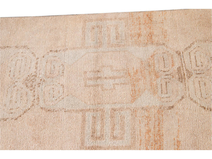Mid-20th Century Vintage Wool Runner,3 X 10