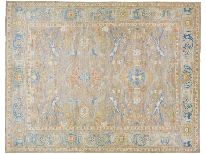 Modern Sultanabad Wool Rug 15 X 19