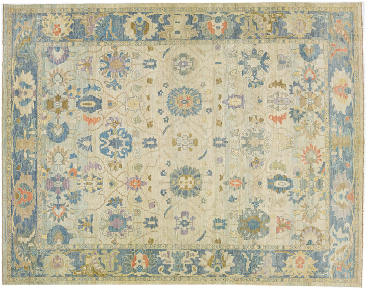 Modern Sultanabad Wool Rug 13 X 16