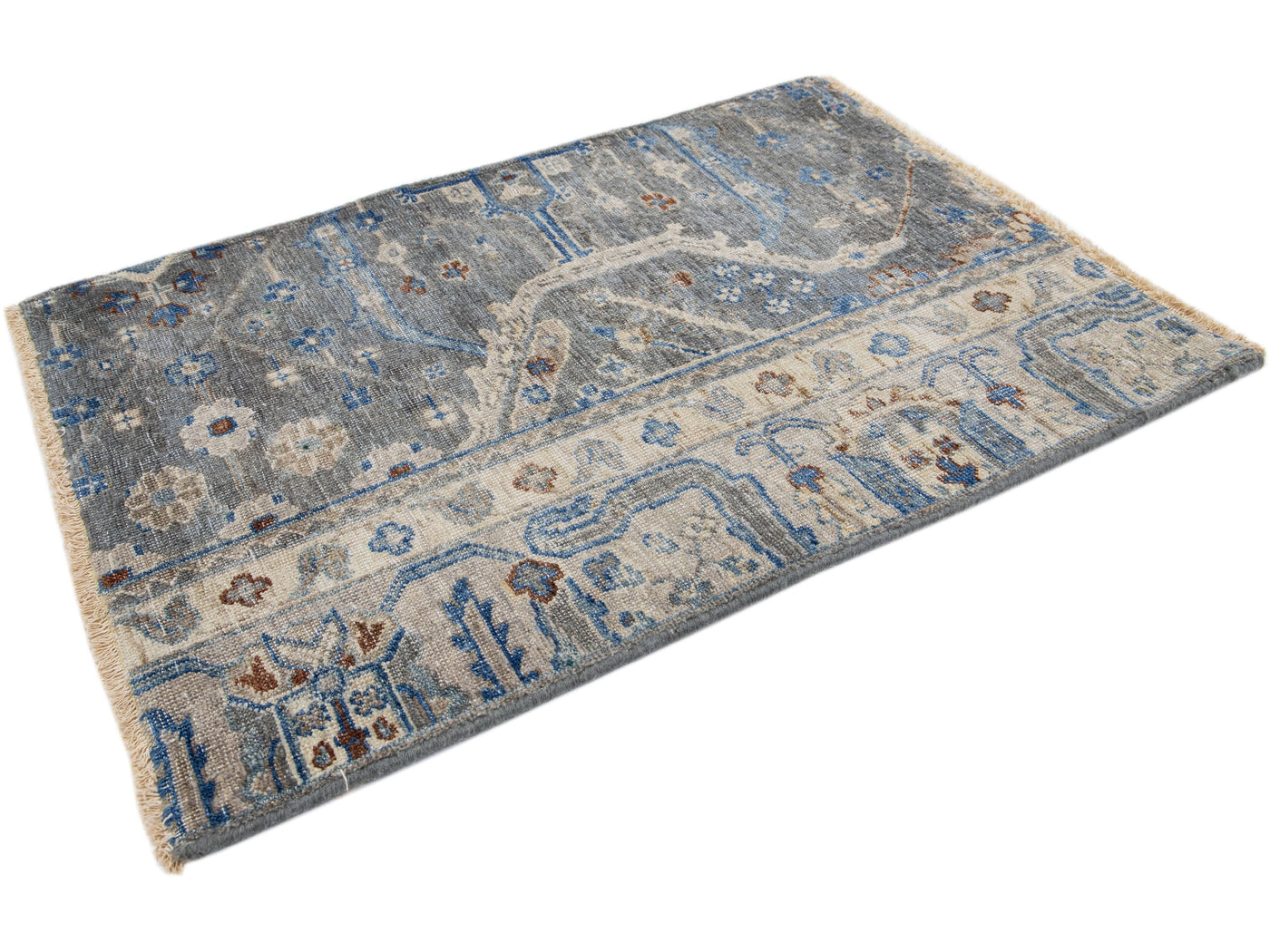 Modern Mahal Style Custom Wool Rug