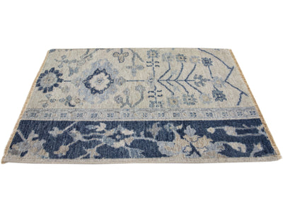 Modern Mahal Style Custom Wool Rug