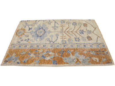 Modern Mahal Style Custom Wool Rug