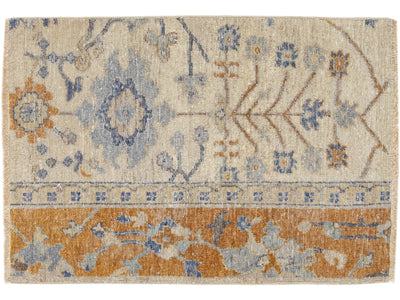 Modern Mahal Style Custom Wool Rug