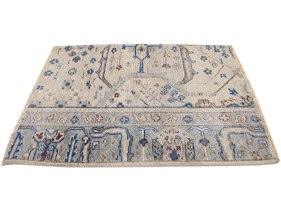 Modern Mahal Style Custom Wool Rug