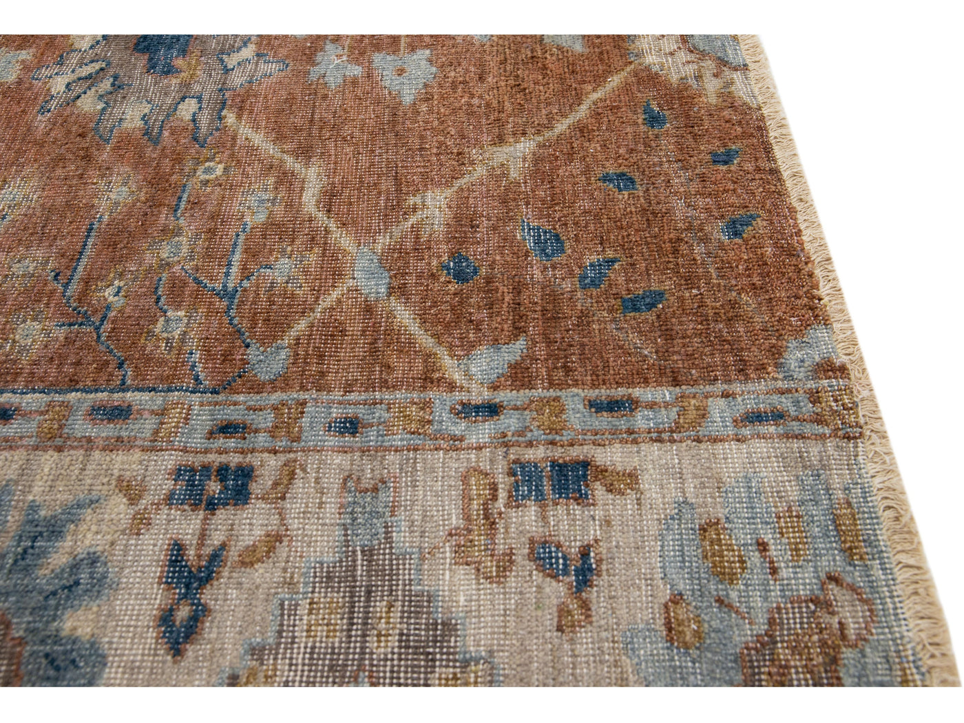Modern Mahal Style Custom Wool Rug