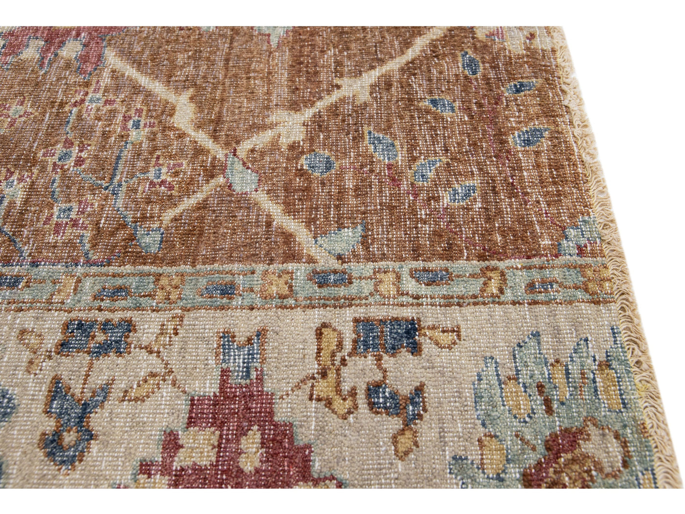 Modern Mahal Style Custom Wool Rug