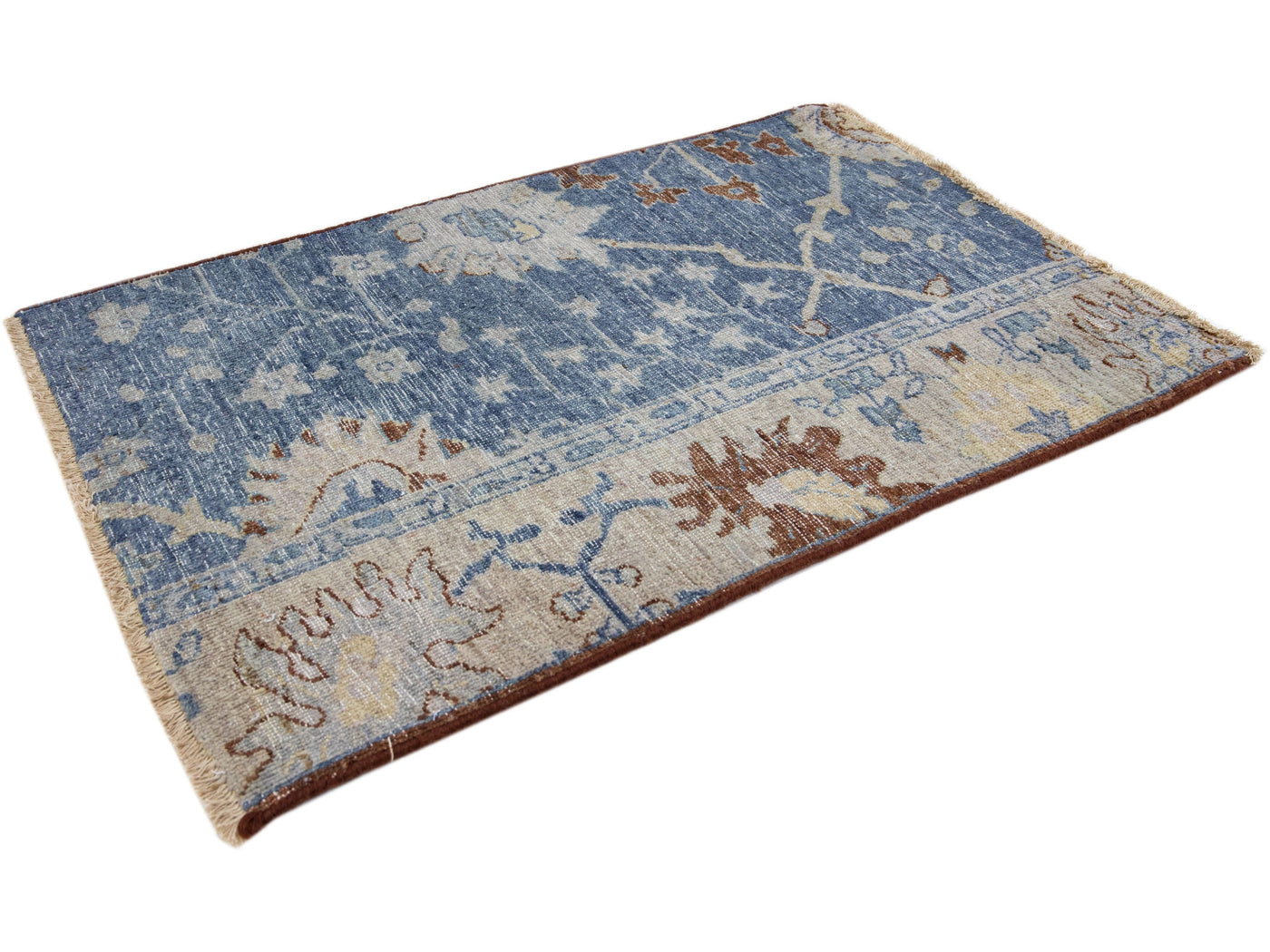 Modern Mahal Style Custom Wool Rug