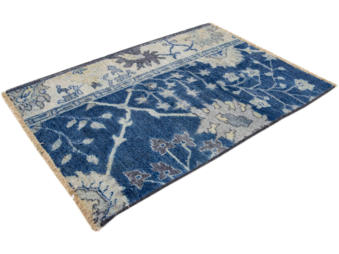 Modern Mahal Style Custom Wool Rug
