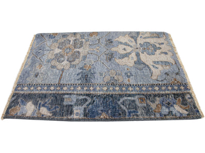Modern Mahal Style Custom Wool Rug