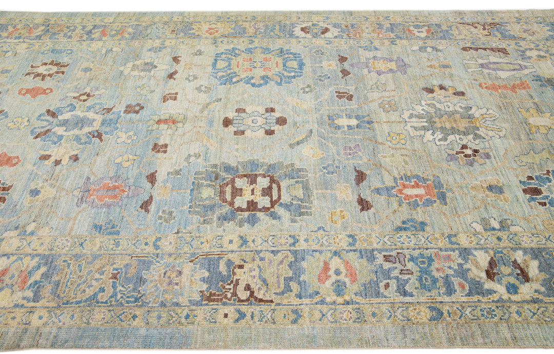 Modern Sultanabad Wool Runner 6 X 19