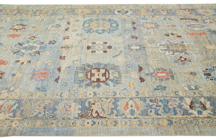 Modern Sultanabad Wool Runner 6 X 19