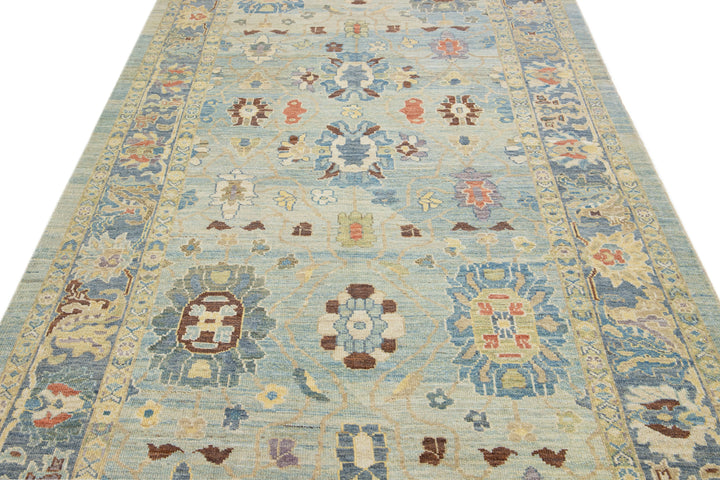 Modern Sultanabad Wool Runner 6 X 19