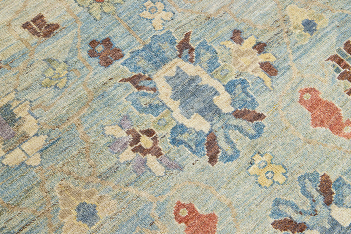 Modern Sultanabad Wool Runner 6 X 19